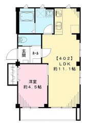 祐天寺駅 徒歩2分 3階の物件間取画像